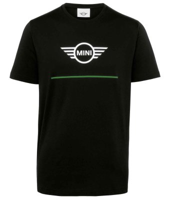 Мужская футболка MINI T-Shirt CI Wing Logo Men’s, Black/British Green,  80145A0A579 M