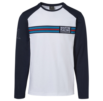 Мужская футболка с длинным рукавом Porsche Long Sleeve T-Shirt, Martini Racing,  WAP55300S0K M