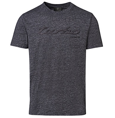 Мужская футболка Porsche Turbo T-shirt, Men's, Essential, Mottled Grey,  WAP82400S0K 3XL