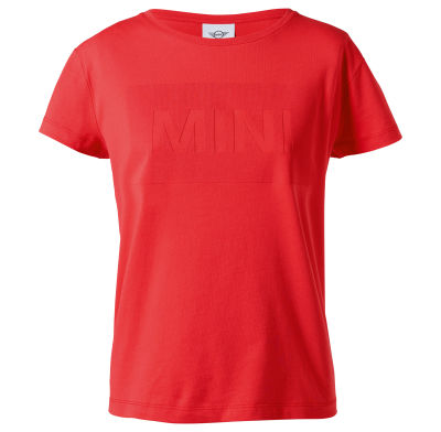 Женская футболка MINI Wordmark T-Shirt Women’s, Coral,  80142454903 XXS