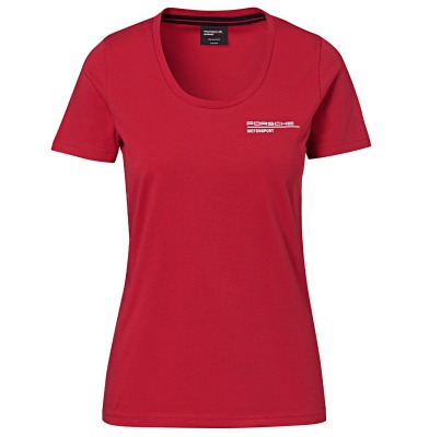 Женская футболка Porsche Women’s T-shirt, Motorsport, Red,  WAP8100XS0LFMS XS