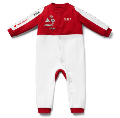 Гоночное боди Audi Sport Racing Body, Babys, white/red,  3201900301 62-68