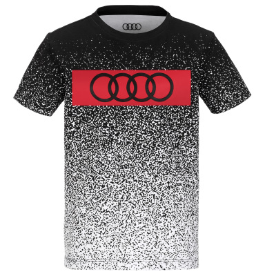 Футболка для мальчиков Audi Shirt Boys, Infants, black/red/white,  3202000204 98-104