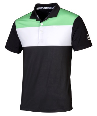 Детская рубашка-поло Mercedes Children's Golf Polo Shirt, green / black / white,  B66450379 116