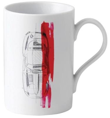 Керамическая кружка Jaguar E-Type Mug White JCEARWER Керамическая кружка Jaguar E-Type Mug White JCEARWER
