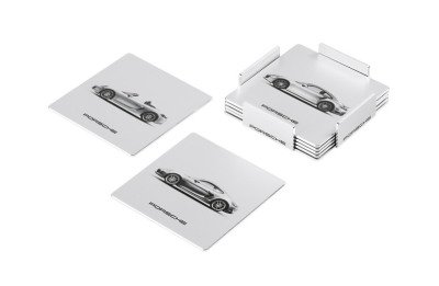 Комплект из 6 подставок Porsche Coasters, set of 6 WAP0500500F