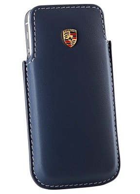 Кожаный чехол для iPhone 5 Porsche Case for iPhone 5, Yachting blue WAP0300160E