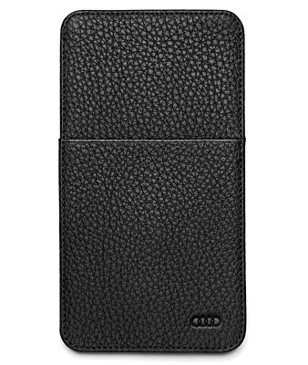 Кожаный чехол Audi для iPhone 6 Plus Leather Case Black 3141500600