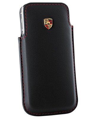 Кожаный чехол для iPhone 5 Porsche Case for iPhone 5, Black WAP0300170E