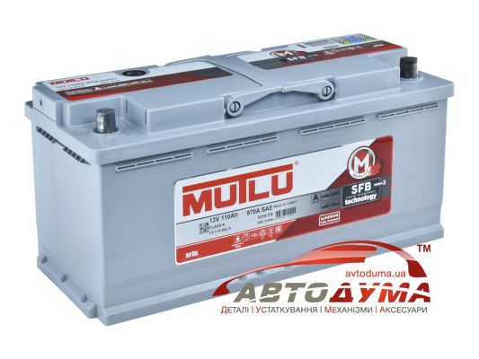 Аккумулятор MUTLU S3 6 СТ-110-R L6110092A