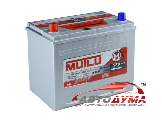 Аккумулятор MUTLU S2 6 СТ-70-L D2670063D
