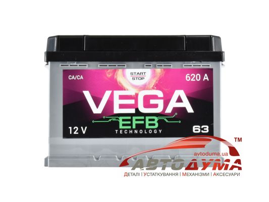 Аккумулятор VEGA EFB 6 СТ-63-R V63062013