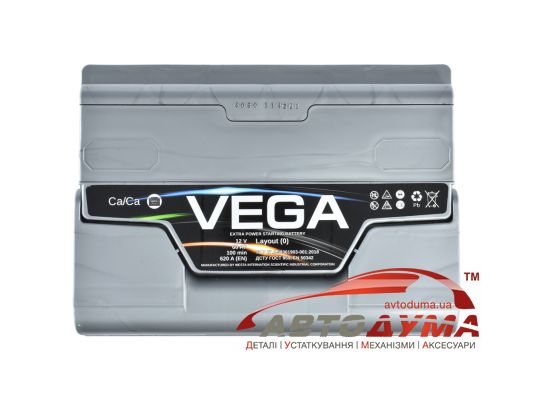 Аккумулятор VEGA Premium 6 СТ-60-R V60062013
