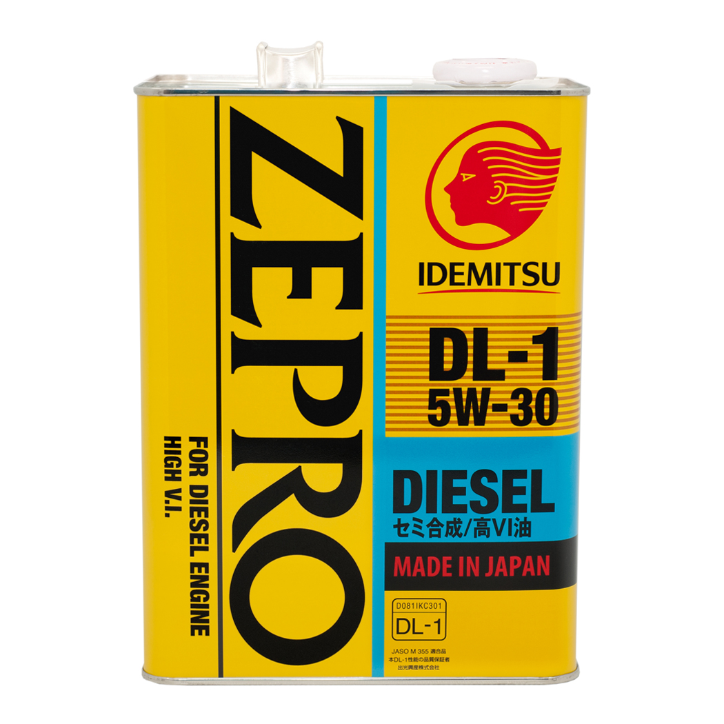 Синтетическое моторное масло IDEMITSU ZEPRO DIESEL DL-1 SAE 5W-30, 4л. 2156041