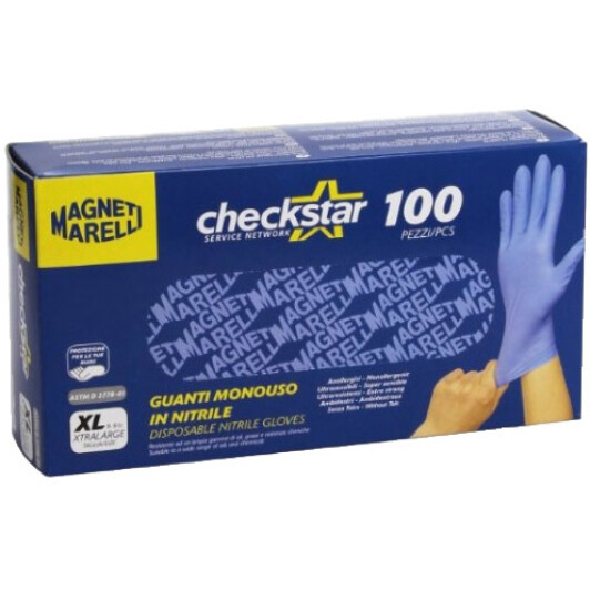 Перчатки медицинские Magneti Marelli нитриловые синий 099700120080 Перчатки медицинские Magneti Marelli нитриловые синий 099700120080