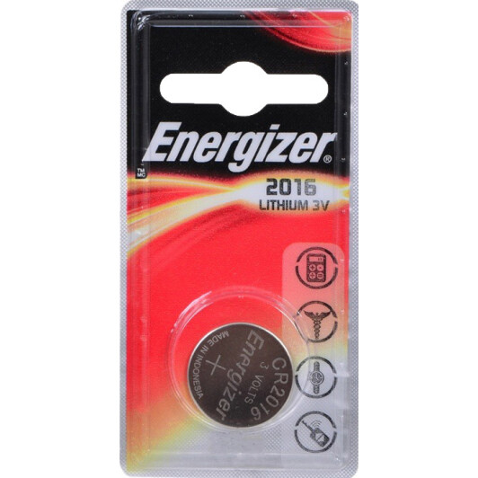 Батарейка Energizer 626983 CR2016 3 V 1 шт