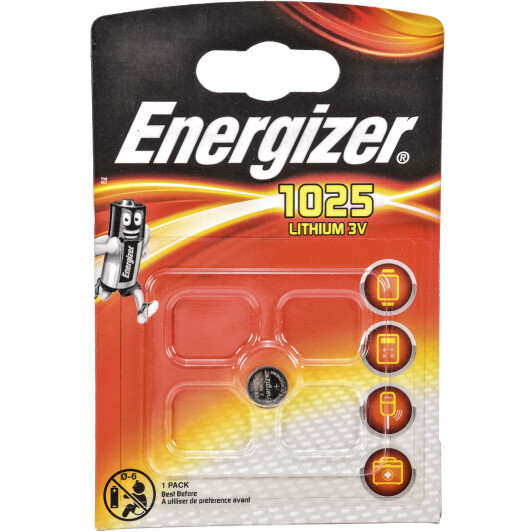Батарейка Energizer 2571017 CR1025 3 V 1 шт Батарейка Energizer 2571017 CR1025 3 V 1 шт