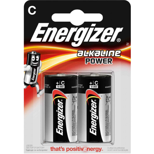 Батарейка Energizer Alkaline Power 257-1003 C 1,5 V 2 шт