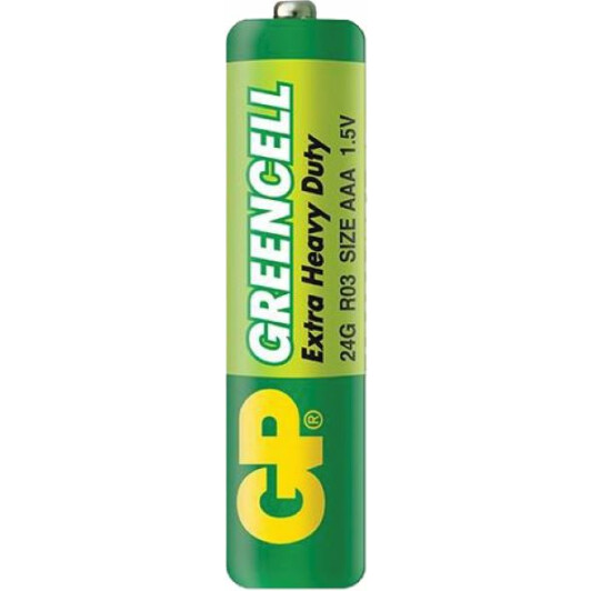 Батарейка GP Zinc Carbon 25-1015 AAA (мизинчиковая) 1,5 V 1 шт