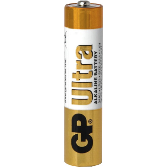 Батарейка GP Ultra Alkaline 25-1024 AAA (мизинчиковая) 1,5 V 1 шт