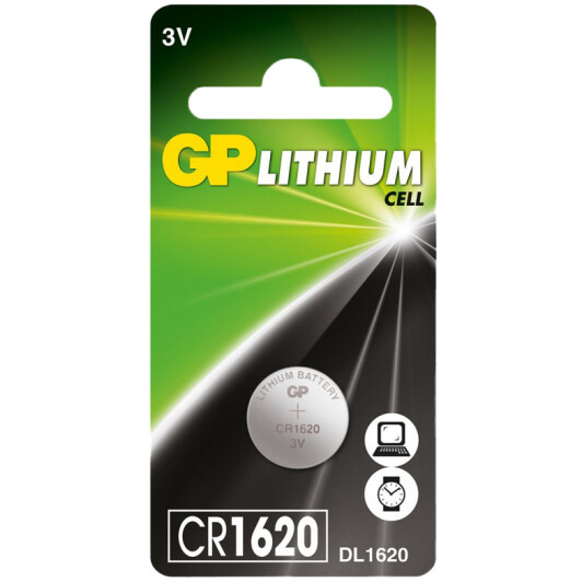 Батарейка GP Lithium Cell 25-1042 CR1620 3 V 1 шт