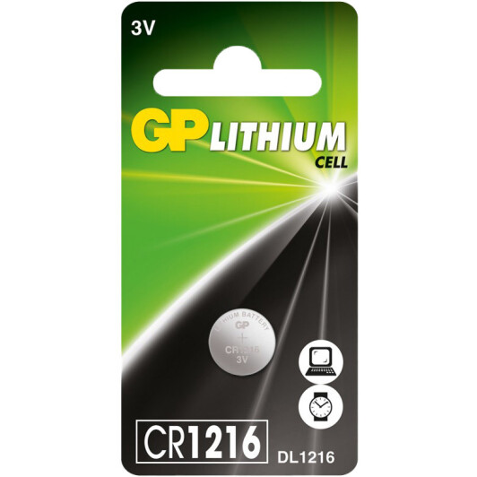 Батарейка GP Lithium Cell 25-1040 CR1216 3 V 1 шт