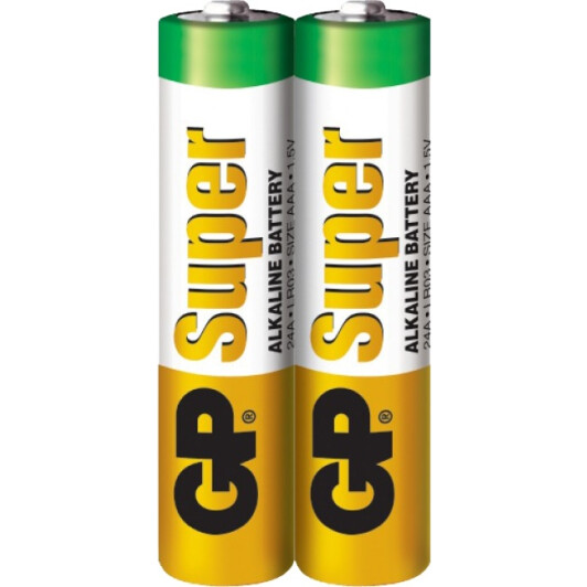 Батарейка GP Super Alkaline 24AS2 AAA (мизинчиковая) 1,5 V 2 шт
