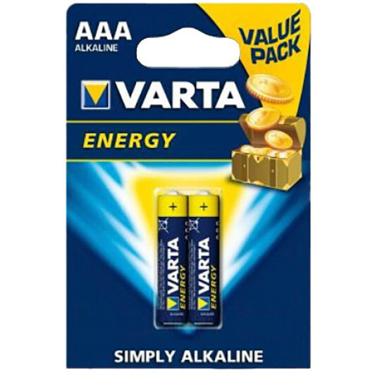 Батарейка Varta Energy 4103229412 AAA (мизинчиковая) 1,5 V 2 шт