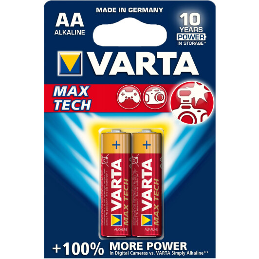 Батарейка Varta Maxtech 4706101412 AA (пальчиковая) 1,5 V 2 шт