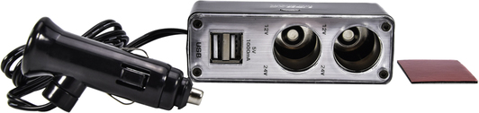Разветвитель прикуривателя с USB Дорожная Карта 2 в 1 + 2 USB WF-023