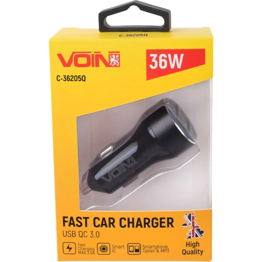 USB зарядка в авто Voin C-36205Q USB зарядка в авто Voin C-36205Q
