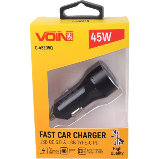USB зарядка в авто Voin C-45205Q USB зарядка в авто Voin C-45205Q