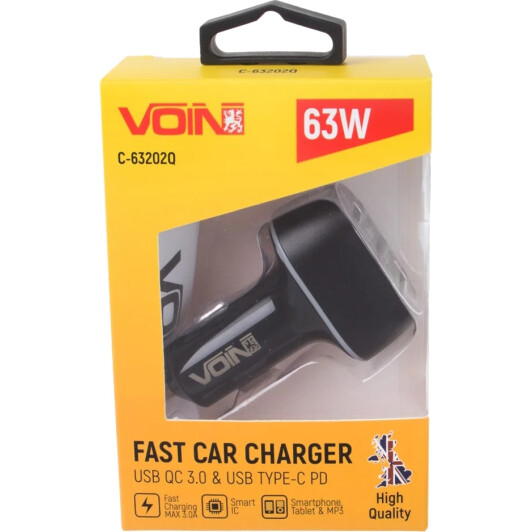 USB зарядка в авто Voin C-63202Q USB зарядка в авто Voin C-63202Q