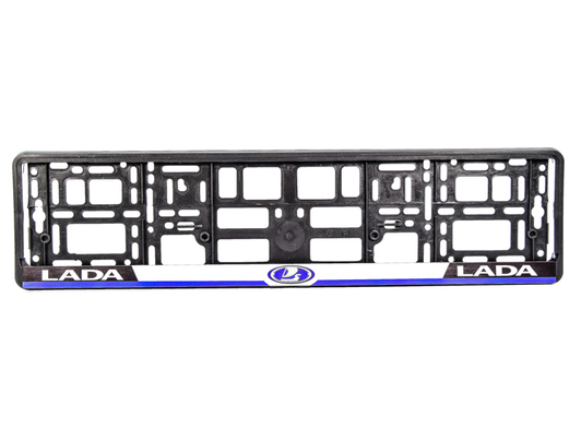 Рамка номерного знака Winso 000121 синяя на Lada