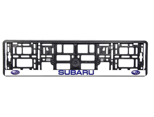 Рамка номерного знака Winso 000012 черная на Subaru