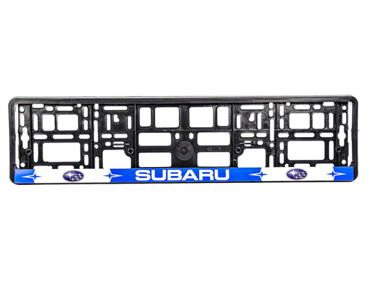 Рамка номерного знака Winso 000011 черная на Subaru