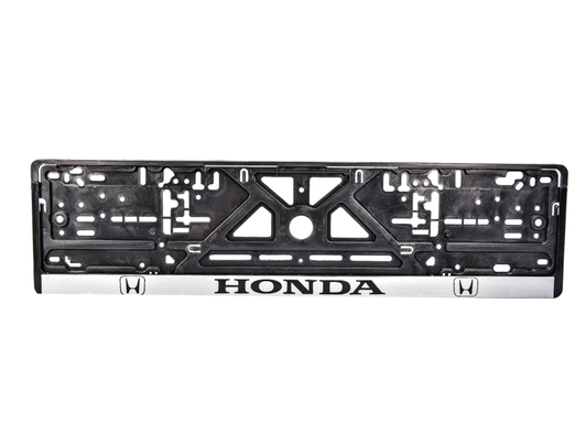 Рамка номерного знака Carlife NH18 черная на Honda