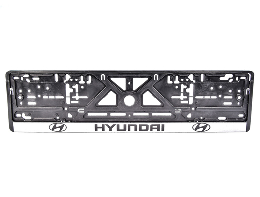 Рамка номерного знака Carlife NH16 черная на Hyundai