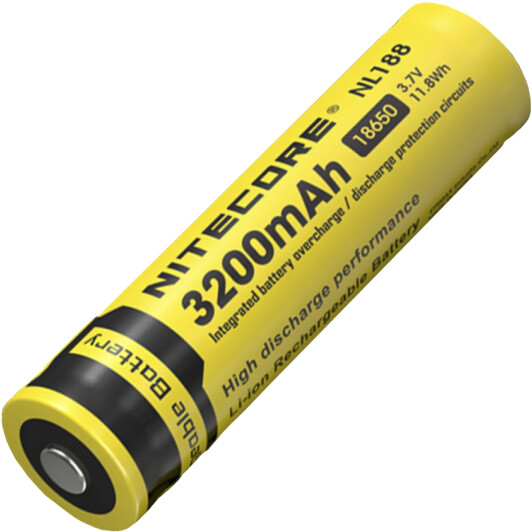 Аккумуляторная батарейка Nitecore NL188 6-1041 3200 mAh 1 шт