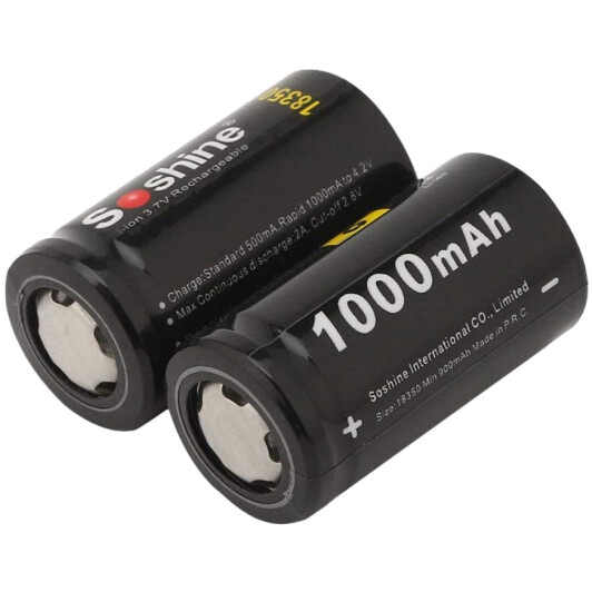 Аккумуляторная батарейка Soshine 11-1051 1000 mAh 1 шт