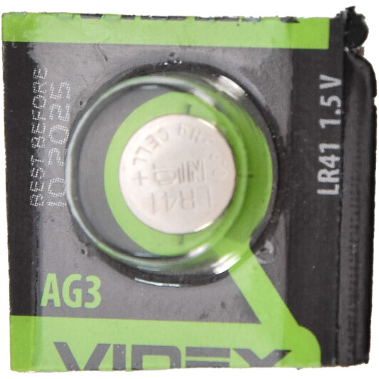 Батарейка Videx AG3 LR41 1,5 V 1 шт