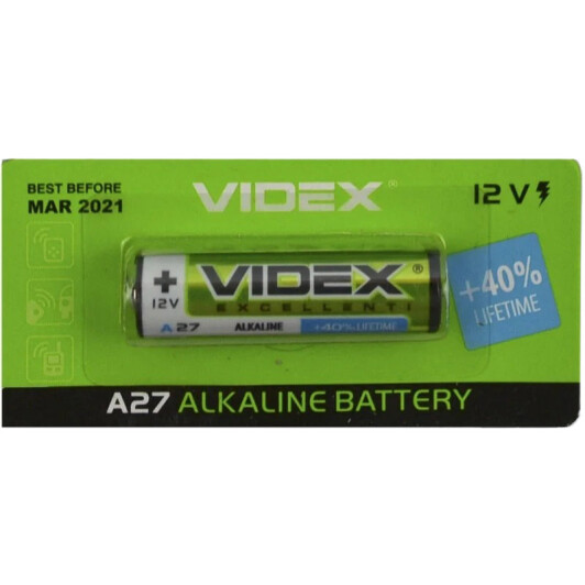 Батарейка Videx A27 A27 12 V 1 шт
