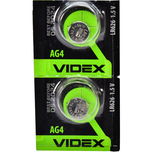 Батарейка Videx 94-1006 LR66 1,5 V 1 шт