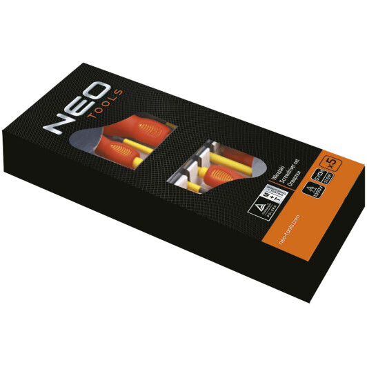 Набор отверток диэлектрических Neo Tools 04-220 5 шт.