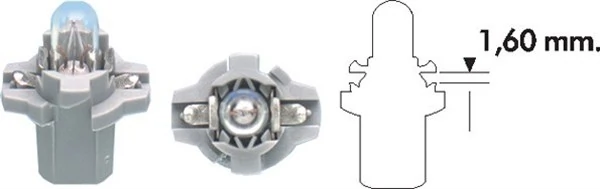Автолампы Magneti Marelli 002053400000 B2,4W B8,7d 1,2 W прозрачная Автолампы Magneti Marelli 002053400000 B2,4W B8,7d 1,2 W прозрачная