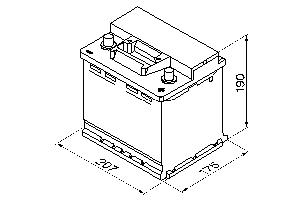Аккумулятор BOSCH 6 СТ-45-R 0092S30020