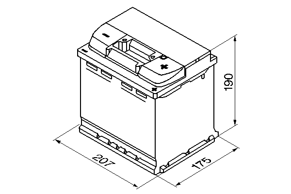 Аккумулятор BOSCH 6 СТ-52-R 0092S40020
