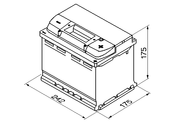 Аккумулятор Bosch 6 СТ-60-R 0092S40040