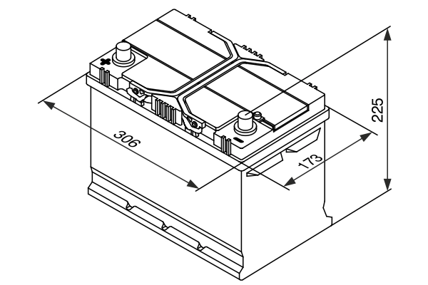 Аккумулятор BOSCH 6 СТ-95-L 0092S40290