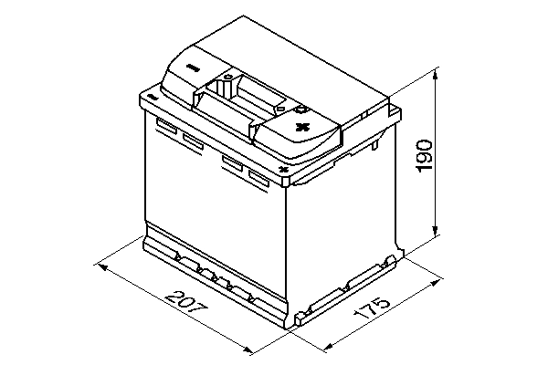 Аккумулятор Bosch 6 СТ-54-R 0092S50020